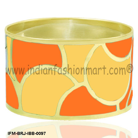 Sun Kissed Flair - Brass Bangle