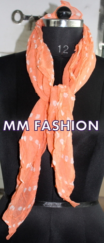 Peach Designer Scarves