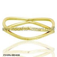 Sparkling Serac - Brass Bangle