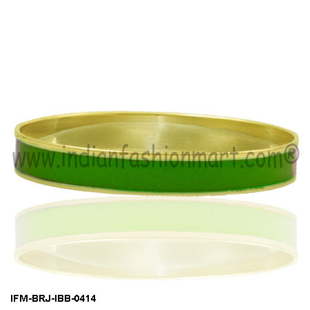 Spectra Rejoice - Brass Bangle Size: Width Of Bangle-10 Mm