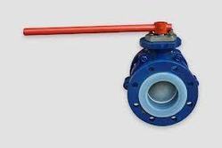 Blue Ms Ptfe Lined Ball Valve