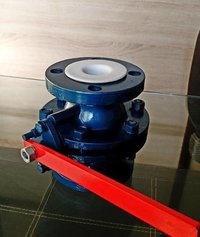Blue Cs Ptfe Lined Ball Valve