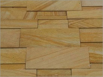 Teak wood Sandblasted Ledge Stone