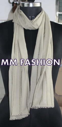 White Designer Scarves