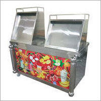 Steel Fruit Display Counter