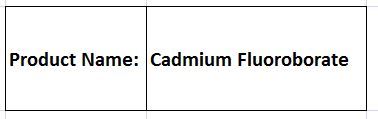 Cadmium Compounds 