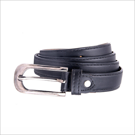 Spairow Ladies Casual Belt - Leather, 1.5 Inch Width, Black-White, Adjustable Size, Pin Buckle