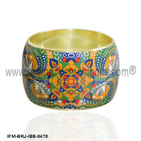 Opulent Rangoli  - Decaling Art Bangle