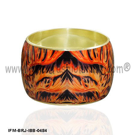 Renewal Of Firestorm - Decaling Art Bangle Gender: Women