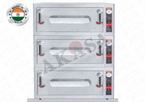 AKASA INDIAN ELECTRIC Tripple Deck Oven