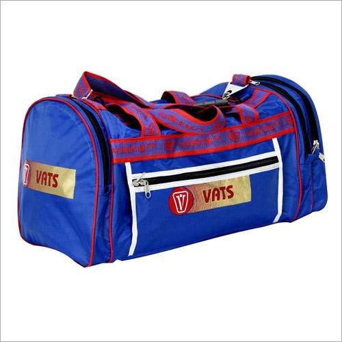 Junior Jumbo Bags - Polyester, Multiple Sizes, Blue | Zipper Closure, Side Mesh Pockets, Durable Fabric, Stylish Design