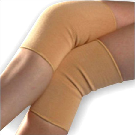 Knee Cap - Cotton Blend, Range Size, Beige | Pain Relief, Support, Warmth, Compression, Comfort