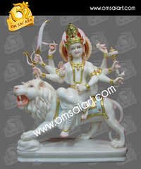 Marble Durga Mata Statues