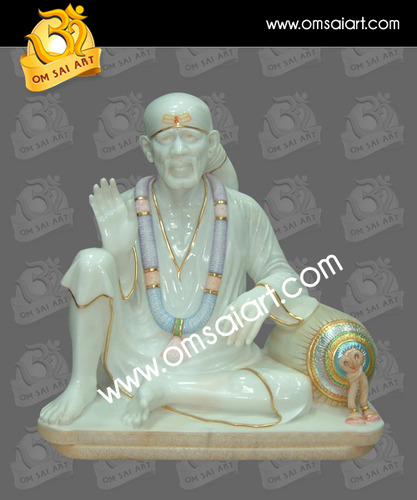 Dwarkamai Sai Baba Marble Statue