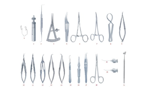 Microsurgery Corneal Transplant Set