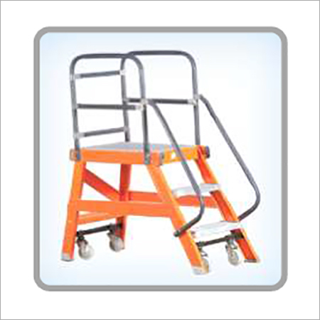 Fiberglass Maintenance Platform Ladder