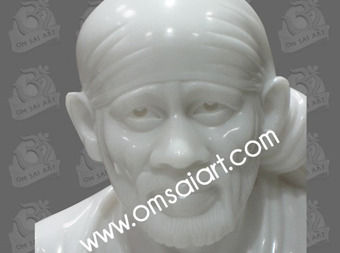 Marble Sai-Baba-Statue