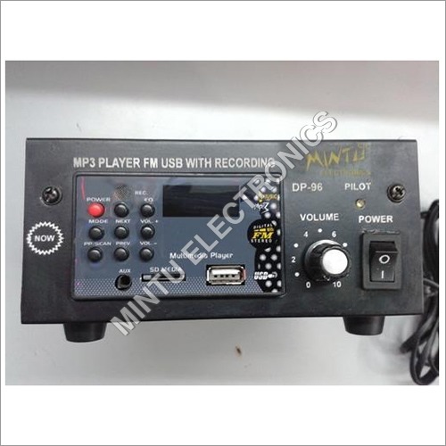 Mintu DP 96 USB Recorder - High-Grade ABS Plastic Copper PVC | Live Recording with Aux FM Tuner Remote Control Internal Speakers