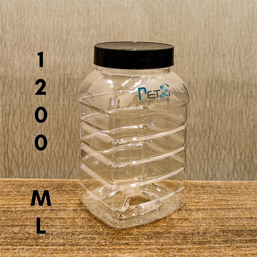 Transparent Plastic Jar