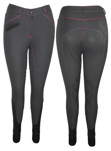 ladies knee silicon grip breech