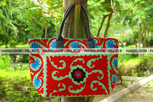 As Shown In Picture Ladies Handbags Embroidered