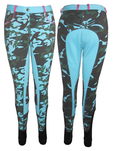 Ladies self knee patch breech