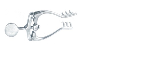 JANSEN Retractor - Stainless Steel, 12cm Length, 2cm Jaw Width | Precise Retraction, Comfortable Grip, Autoclavable