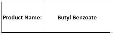Butyl Benzoate