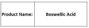Boswellic Acid