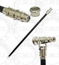 Chrome Telescope Walking Stick