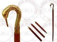 Brass Swan Head Walking Stick