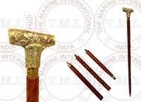 Brass Design Walking Stick