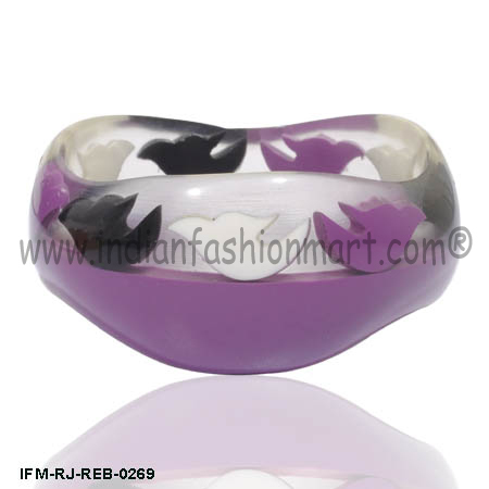Passion Floaters - Resin Bangle