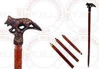 Aluminium Fox Head Walking Stick