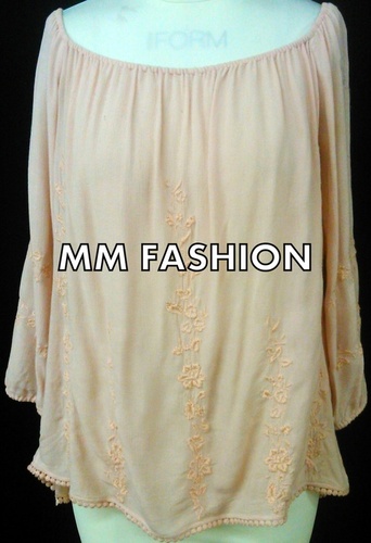 Light Oreng Designer Tops