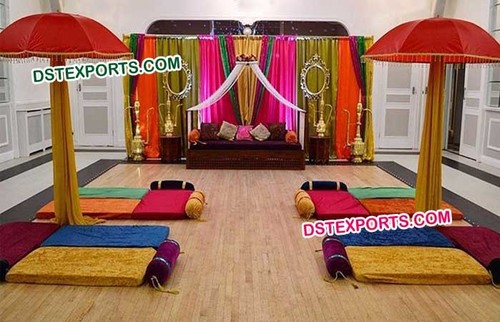 Henna Wedding Mehandi Stage Decoration