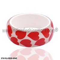 Romantic Love-Resin Bangle