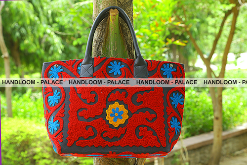 Suzani Embroidered Handbags