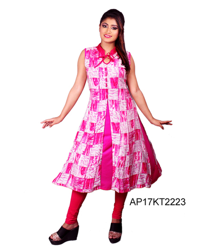 Sleeveless Rayon Kurti