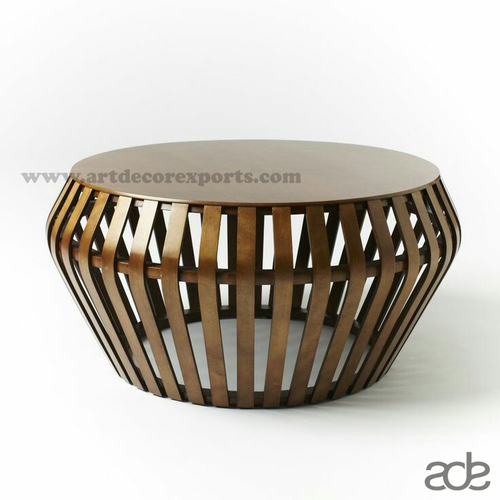 Brass Metalic Coffee Table