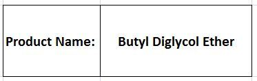 Butyl Diglycol Ether