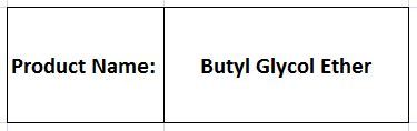 Butyl Glycol Ether
