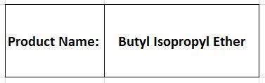 Butyl Isopropyl Ether