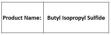 Butyl Isopropyl Sulfide