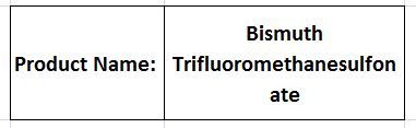 trifluoromethanesulfonates Compounds