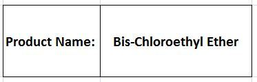Bis-chloroethyl Ether - Chemical Formula C4h8cl2o, Boiling Point 178â°c | Clear Liquid, Solvent Odor, Water-soluble