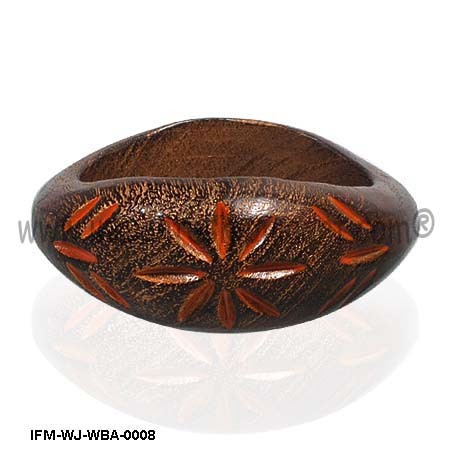 Archaic Chivalrous -Wooden Bangle