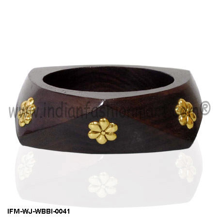 Golda Genius - Wooden Bangle Gender: Women