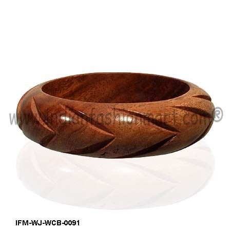 Wooden Carved Bangles