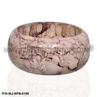 Aqua  Grace -Wooden Bangle